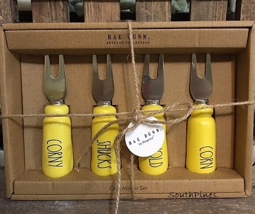 Rae dunn yellow corn - corn, set
